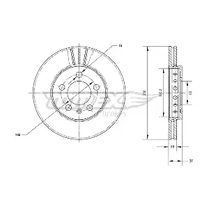 TOMEX Brakes TX 70-03
