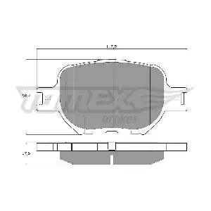 TOMEX Brakes TX 15-62