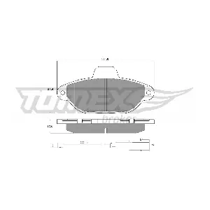 TOMEX Brakes TX1596