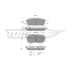 TOMEX Brakes TX 14-87