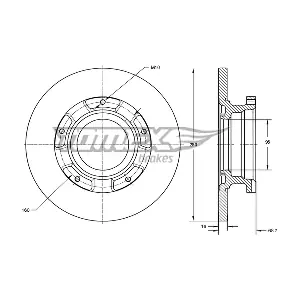 TOMEX Brakes TX 72-17