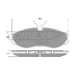 TOMEX Brakes TX 14-13
