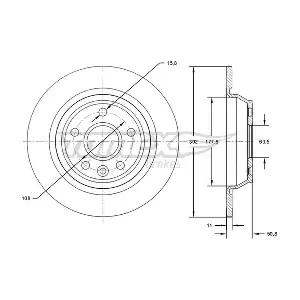TOMEX Brakes TX 71-61