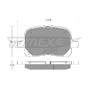 TOMEX Brakes TX 13-73