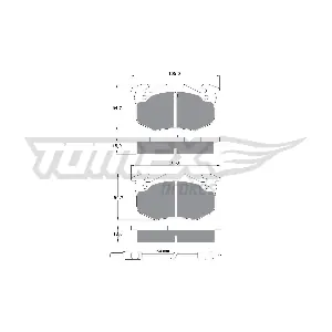 TOMEX Brakes TX 10-51