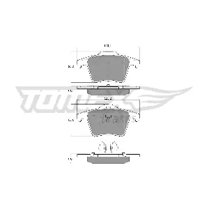 TOMEX Brakes TX 14-07