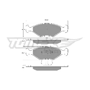 TOMEX Brakes TX 10-79