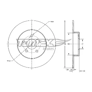 TX 71-46 TOMEX Brakes