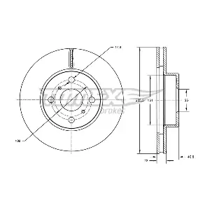 TOMEX Brakes TX 71-32