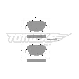TOMEX Brakes TX 12-703