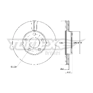 TOMEX Brakes TX 71-26