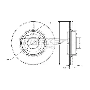 TOMEX Brakes TX 71-21