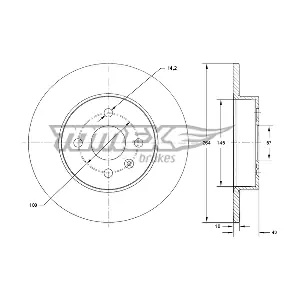 TOMEX Brakes TX 72-08