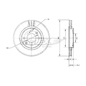 TOMEX Brakes TX 70-05