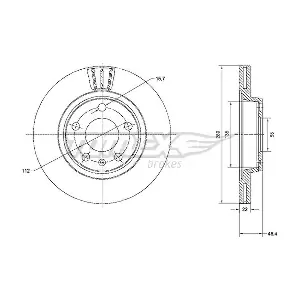 TOMEX Brakes TX 70-21