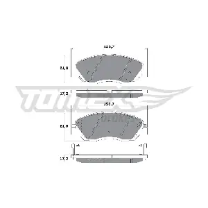 TOMEX Brakes TX1744