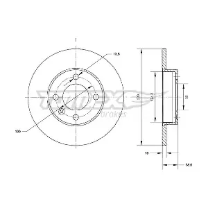 TOMEX Brakes TX 70-88