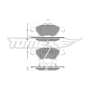 TOMEX Brakes TX 15-00