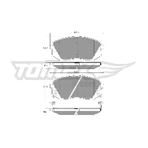 TOMEX Brakes TX 16-44