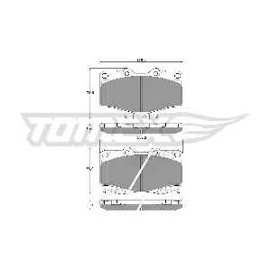 TOMEX Brakes TX 13-81