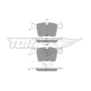 TOMEX Brakes TX1685