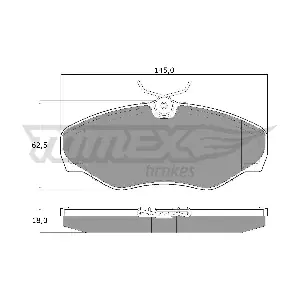 TOMEX Brakes TX 13-08
