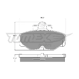 TOMEX Brakes TX 10-67