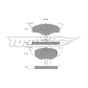 TOMEX Brakes TX 10-851