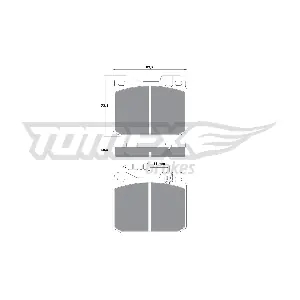 TX 10-225 TOMEX Brakes