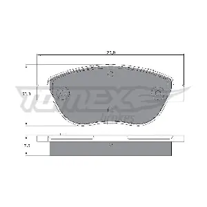 TOMEX Brakes TX 12-483