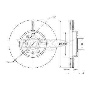 TOMEX Brakes TX 72-73