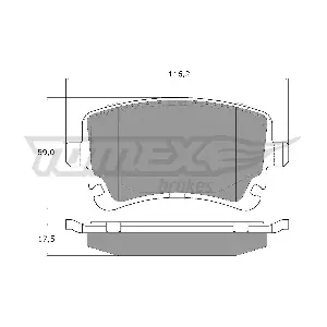 TOMEX Brakes TX 13-961