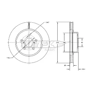 TX 73-12 TOMEX Brakes