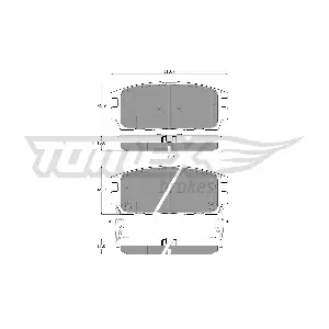 TOMEX Brakes TX 16-43