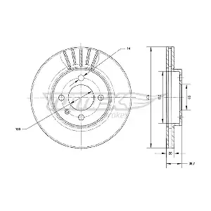 TX 70-18 TOMEX Brakes