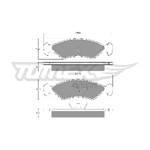 TOMEX Brakes TX 10-84
