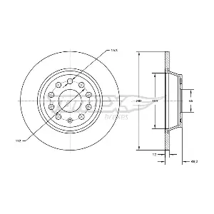 TOMEX Brakes TX 71-37