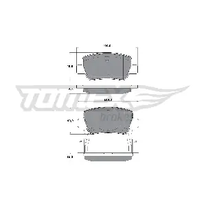 TOMEX Brakes TX 17-21