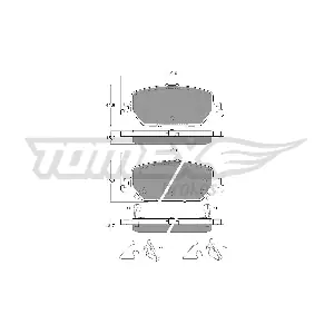 TOMEX Brakes TX1966