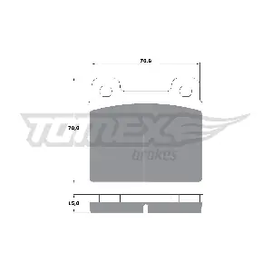 TOMEX Brakes TX 10-18