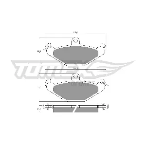 TOMEX Brakes TX 12-37