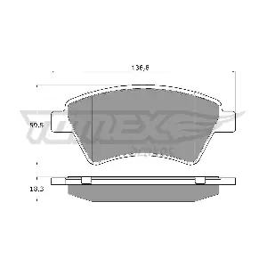 TOMEX Brakes TX 13-54