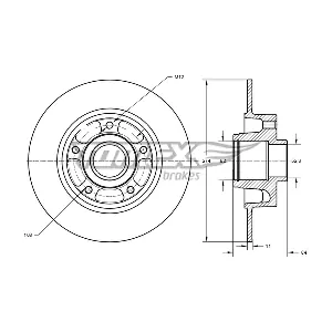 TOMEX Brakes TX 71-831