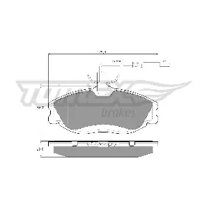 TOMEX Brakes TX 11-62