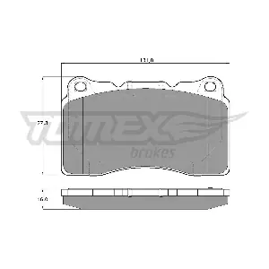 TOMEX Brakes TX 17-961
