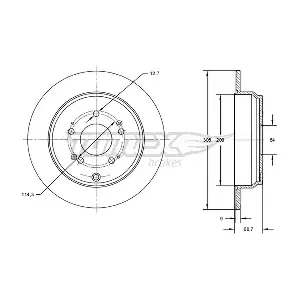 TOMEX Brakes TX 73-04