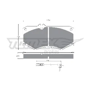 TOMEX Brakes TX 10-201