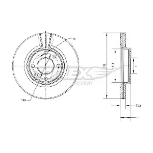 TOMEX Brakes TX 70-10