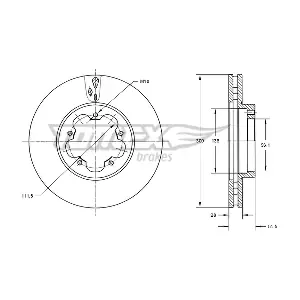 TOMEX Brakes TX 72-13