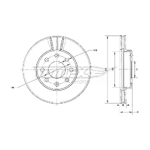 TOMEX Brakes TX 70-92